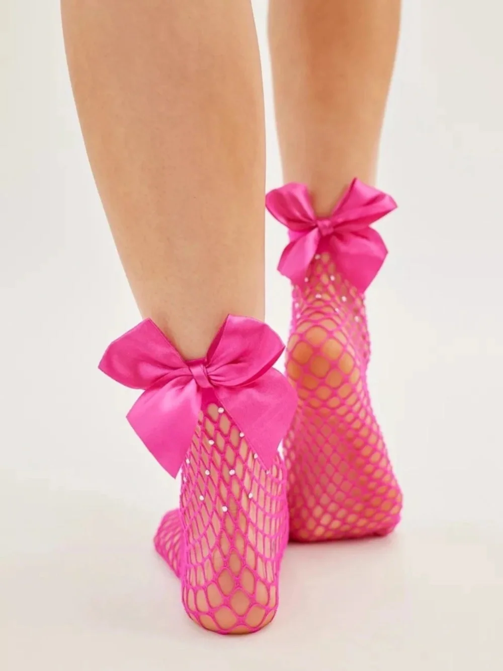 Urban Outfitters Gem-Topped Fishnet Trouser Sock 2-Pack